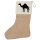 Weihnachtsstrumpf Dromedar Kamel Silhouette Beige