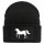 Beanie Pferd Silhouette Black Mütze