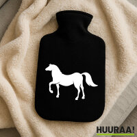 Wärmflasche Pferd Silhouette