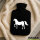 Wärmflasche Pferd Silhouette