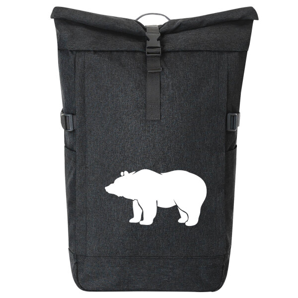 Kurierrucksack Bär Silhouette 30-44 Liter Black Melange
