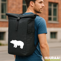 Kurierrucksack Bär Silhouette 30-44 Liter Black Melange