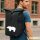 Kurierrucksack Bär Silhouette 30-44 Liter Black Melange
