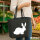 Filzshopper Hase Kaninchen Silhouette 22 Liter Filztasche
