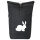 Kurierrucksack Hase Kaninchen Silhouette 30-44 Liter Black Melange