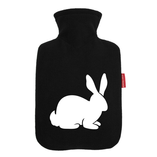 Wärmflasche Hase Kaninchen Silhouette