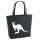 Filzshopper Kangaroo Silhouette 22 Liter Filztasche