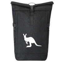 Kurierrucksack Kangaroo Silhouette 30-44 Liter Black Melange