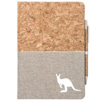 Notizbuch A5 Kangaroo Silhouette 80 Blatt inkl....