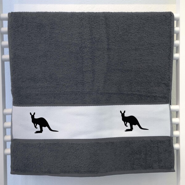 Handtuch Kangaroo Silhouette 50x100cm