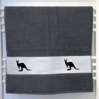 Handtuch Kangaroo Silhouette 50x100cm