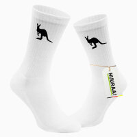 Socken Kangaroo Silhouette Größe 37/46 White...