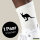 Socken Kangaroo Silhouette Größe 37/46 White Motiv Tennissocken