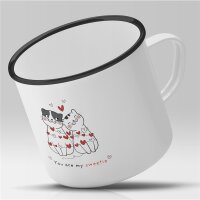 Emaille Tasse You are my sweetie Vintage 300ml