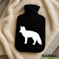Wärmflasche Fuchs Silhouette