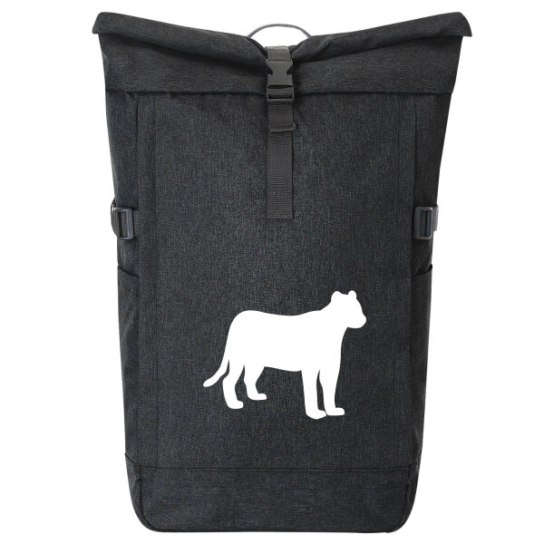 Kurierrucksack Panther Silhouette 30-44 Liter Black Melange