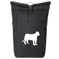 Kurierrucksack Panther Silhouette 30-44 Liter Black Melange