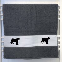 Handtuch Panther Silhouette 50x100cm