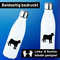 Edelstahl-Trinkflasche Panther Silhouette 500ml...