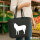 Filzshopper Esel Silhouette 22 Liter Filztasche