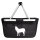Einkaufskorb faltbar Esel Silhouette 20 Liter Tragekorb Black