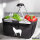 Einkaufskorb faltbar Esel Silhouette 20 Liter Tragekorb Black