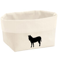 Organizer Esel Silhouette Aufbewahrungskorb