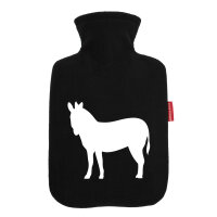 Wärmflasche Esel Silhouette