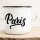 Emaille Tasse Paris Vintage 300ml