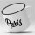 Emaille Tasse Paris Vintage 300ml