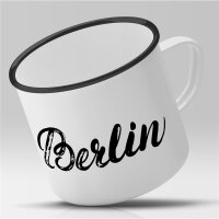Emaille Tasse Berlin Vintage 300ml