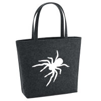 Filzshopper Spinne Silhouette 22 Liter Filztasche