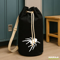 Seesack Spinne Silhouette 20 Liter Rucksack Black