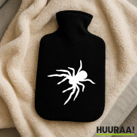Wärmflasche Spinne Silhouette