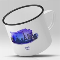 Emaille Tasse Paris Vintage 300ml