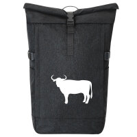 Kurierrucksack Stier Bulle Silhouette 30-44 Liter Black...