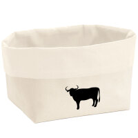Organizer Stier Bulle Silhouette Aufbewahrungskorb