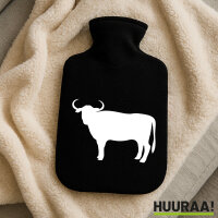 Wärmflasche Stier Bulle Silhouette