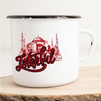 Emaille Tasse Istanbul Vintage 300ml