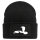 Beanie Schlange Kobra Silhouette Black Mütze