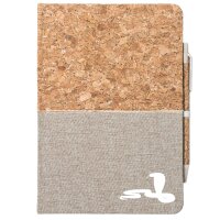 Notizbuch A5 Schlange Kobra Silhouette 80 Blatt inkl....