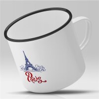 Emaille Tasse Paris Vintage 300ml