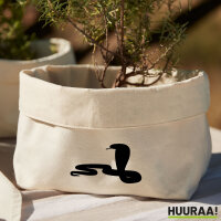 Organizer Schlange Kobra Silhouette Aufbewahrungskorb