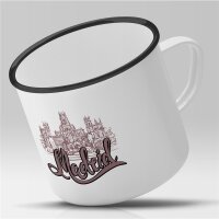 Emaille Tasse Madrid Vintage 300ml