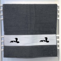 Handtuch Schlange Kobra Silhouette 50x100cm