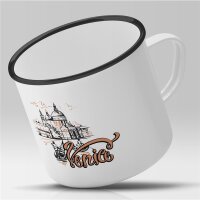 Emaille Tasse Venedig Vintage 300ml