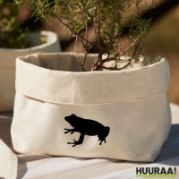 Organizer Frosch Kröte Silhouette Aufbewahrungskorb