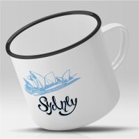 Emaille Tasse Sydney Vintage 300ml