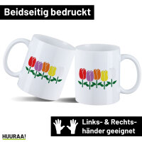 Kaffeetasse Tulpen Blüte 330ml