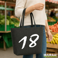 Filzshopper 18 Geburtstag 22 Liter Filztasche